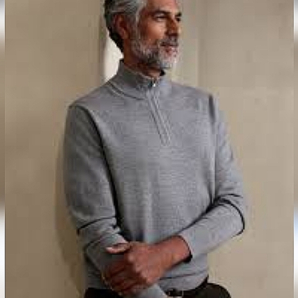 Banana Republic Italian Yarn Half Zip Pullover Sweater - Picture 1 of 6